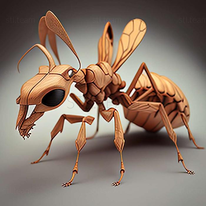 3D model Nesomyrmex edentatus (STL)